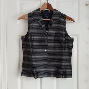 Ann Taylor Fitted Sleeveless Silk Blouse, Woman's Size 10